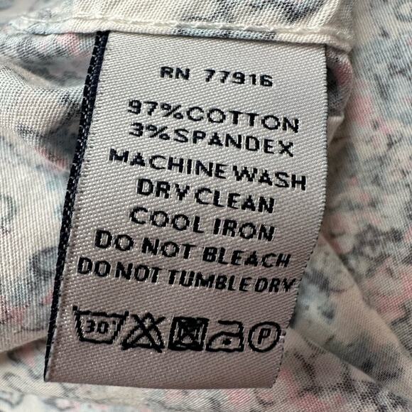 Duchamp Floral Blue and Purple Men's Shirt Slim Fit - Picture 5 of 8